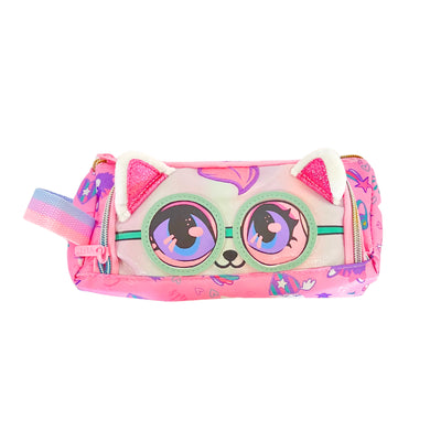 Medium Soft Top Pencil Case - Cats - Girls