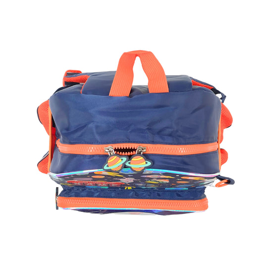 Poppyplums space school backpack for boys – durable, lightweight and roomy for school days.