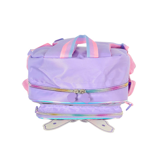 Personalised butterfly backpack for kids — lightweight and durable toddler, preschool, and primary school bag, ideal for nursery, school, or as a Christmas present for little butterfly fans.