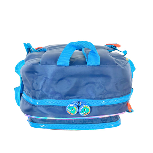 Custom name kids dinosaur backpack — lightweight and durable toddler and preschool bag, perfect for primary school, nursery, and a unique Christmas present for dinosaur-loving children.