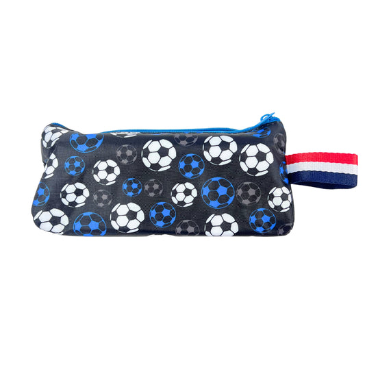 Name Essential Pencil Case - Football - Boys