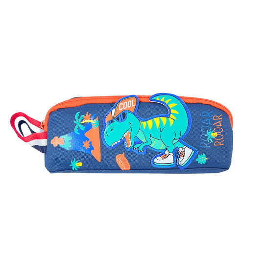 Name Essential Pencil Case - Cool Dino - Boys